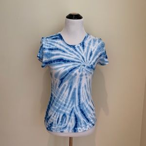 Blue Tie Dye Hard Tail T-shirt